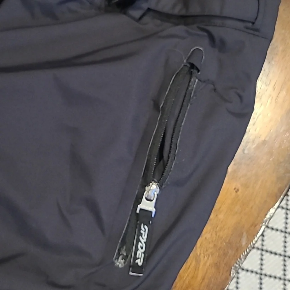 Spyder Thinsulate Black Snowboard Ski Pants size 8 - Picture 3 of 8